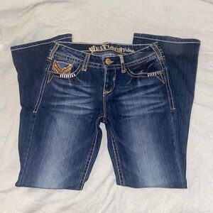 Vintage Wildflower Lowrise Bootcut Jeans